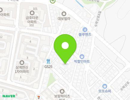 89-10 Hangeulbiseok-ro 24ba-gil, Nowon-gu, Seoul, Republic of Korea Map