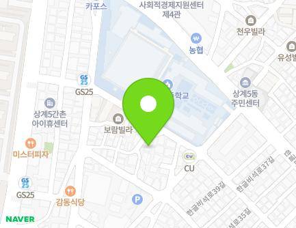 11-7 Hangeulbiseok-ro 41ga-gil, Nowon-gu, Seoul, Republic of Korea Map
