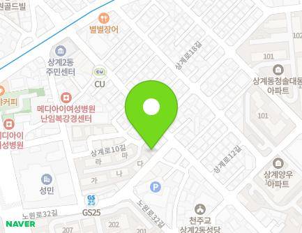29-20 Sanggye-ro 10-gil, Nowon-gu, Seoul, Republic of Korea Map