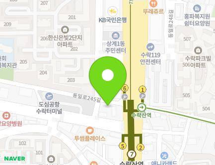 7 Dongil-ro 245-gil, Nowon-gu, Seoul, Republic of Korea Map