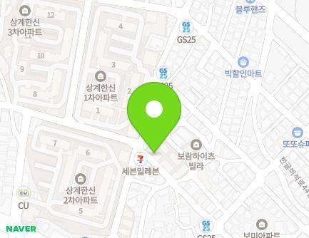 82 Hangeulbiseok-ro 24da-gil, Nowon-gu, Seoul, Republic of Korea Map