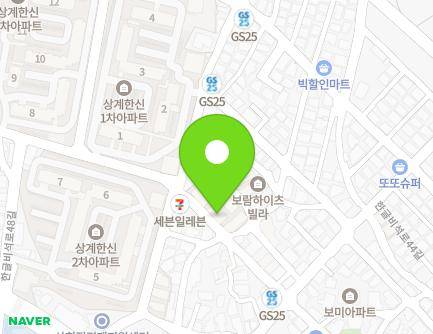 78 Hangeulbiseok-ro 24da-gil, Nowon-gu, Seoul, Republic of Korea Map