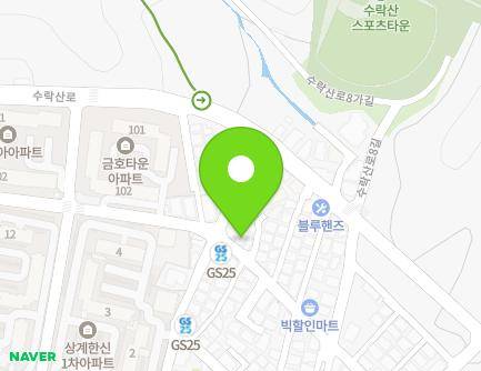 98 Hangeulbiseok-ro 24ba-gil, Nowon-gu, Seoul, Republic of Korea Map