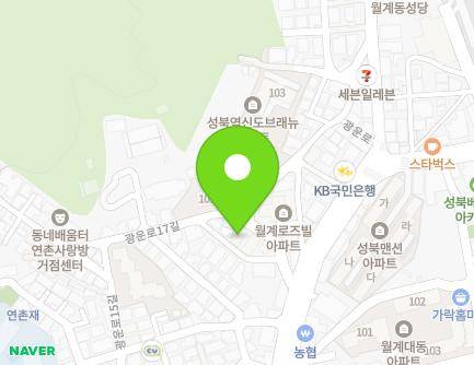 13 Gwangun-ro 17-gil, Nowon-gu, Seoul, Republic of Korea Map
