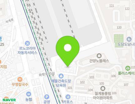 42-5 Hwarang-ro 45-gil, Nowon-gu, Seoul, Republic of Korea Map