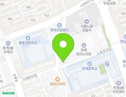 36 Nowon-ro 15-gil, Nowon-gu, Seoul, Republic of Korea Map