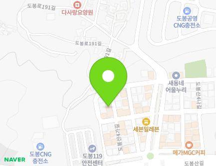 14-3 Dobongsan-gil 4ga-gil, Dobong-gu, Seoul, Republic of Korea Map