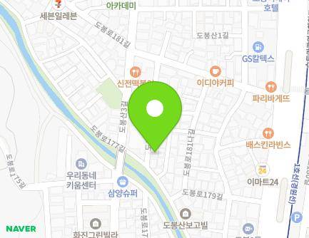 33-25 Dobong-ro 181-gil, Dobong-gu, Seoul, Republic of Korea Map
