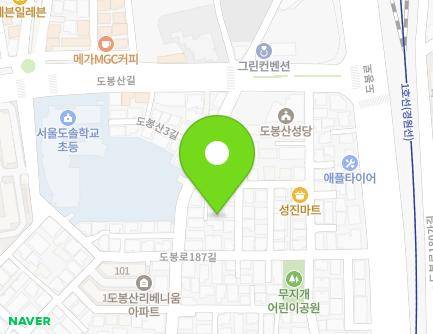 17-10 Dobongsan-gil 3-gil, Dobong-gu, Seoul, Republic of Korea Map