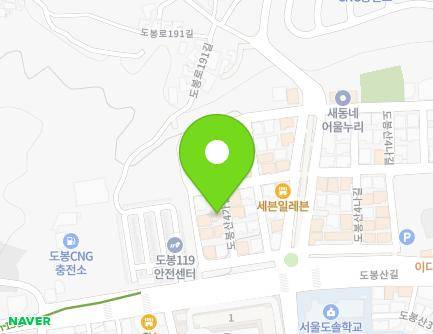 13-6 Dobongsan-gil 4ga-gil, Dobong-gu, Seoul, Republic of Korea Map