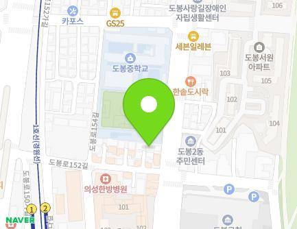 35-6 Dobong-ro 152-gil, Dobong-gu, Seoul, Republic of Korea Map