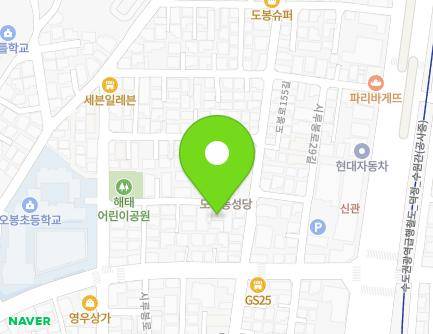 5 Sirubong-ro 27ga-gil, Dobong-gu, Seoul, Republic of Korea Map