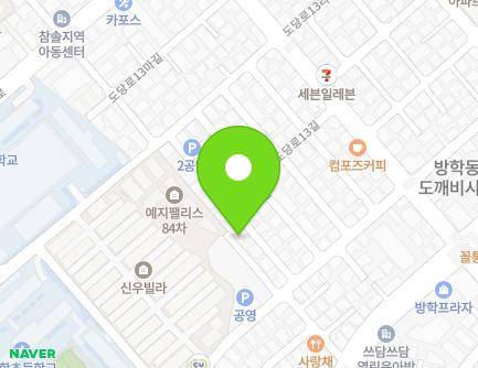 21-22 Dodang-ro 13da-gil, Dobong-gu, Seoul, Republic of Korea Map