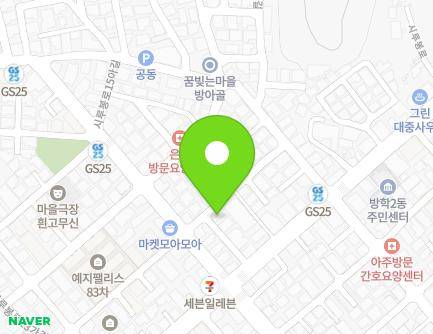 6 Sirubong-ro 15na-gil, Dobong-gu, Seoul, Republic of Korea Map