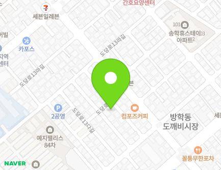 29-7 Dodang-ro 13-gil, Dobong-gu, Seoul, Republic of Korea Map