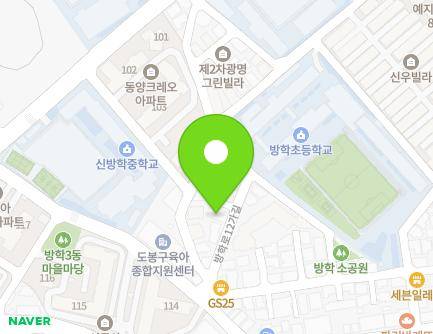 15 Banghak-ro 12ga-gil, Dobong-gu, Seoul, Republic of Korea Map