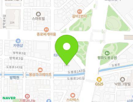 16-4 Dobong-ro 143-gil, Dobong-gu, Seoul, Republic of Korea Map