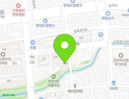 30 Banghak-ro 7-gil, Dobong-gu, Seoul, Republic of Korea Map
