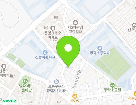 5-18 Banghak-ro 12ga-gil, Dobong-gu, Seoul, Republic of Korea Map