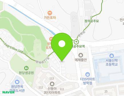 15-7 Banghak-ro 17-gil, Dobong-gu, Seoul, Republic of Korea Map