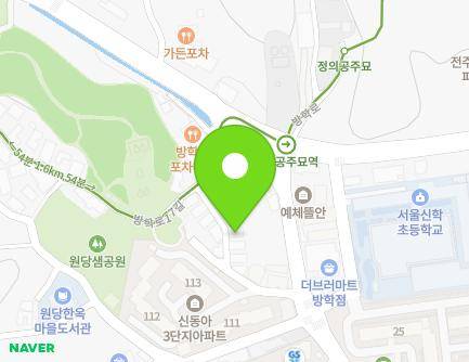 15-9 Banghak-ro 17-gil, Dobong-gu, Seoul, Republic of Korea Map
