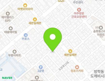 7 Dodang-ro 13da-gil, Dobong-gu, Seoul, Republic of Korea Map