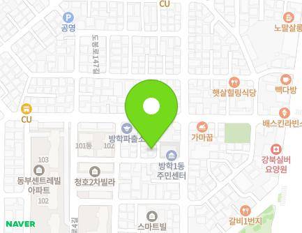 23-8 Banghak-ro 2-gil, Dobong-gu, Seoul, Republic of Korea Map