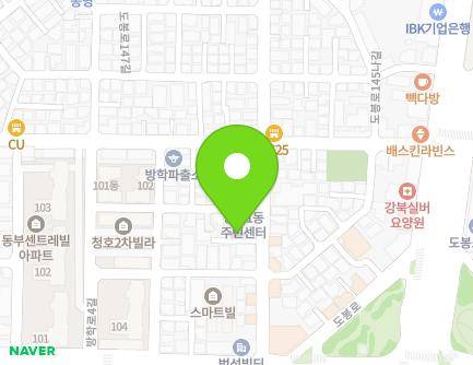 21 Banghak-ro 2-gil, Dobong-gu, Seoul, Republic of Korea Map