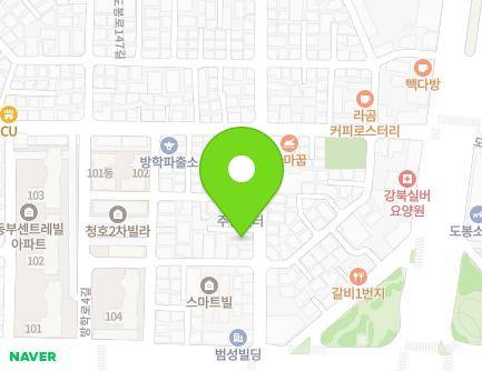 19 Banghak-ro 2-gil, Dobong-gu, Seoul, Republic of Korea Map