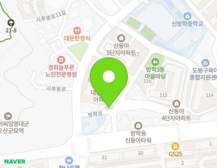 200-32 Banghak-ro, Dobong-gu, Seoul, Republic of Korea Map