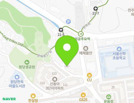 15-13 Banghak-ro 17-gil, Dobong-gu, Seoul, Republic of Korea Map