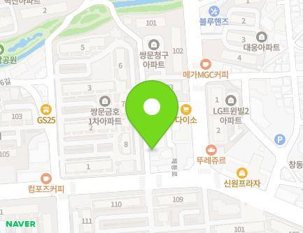 97 Banghak-ro 11-gil, Dobong-gu, Seoul, Republic of Korea Map