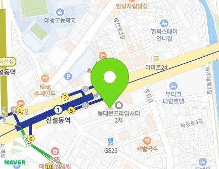 16 Wangsan-ro, Dongdaemun-gu, Seoul, Republic of Korea Map