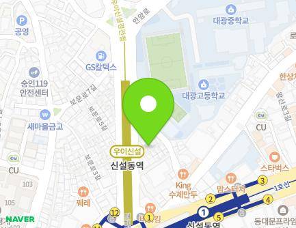 12-5 Bomun-ro, Dongdaemun-gu, Seoul, Republic of Korea Map