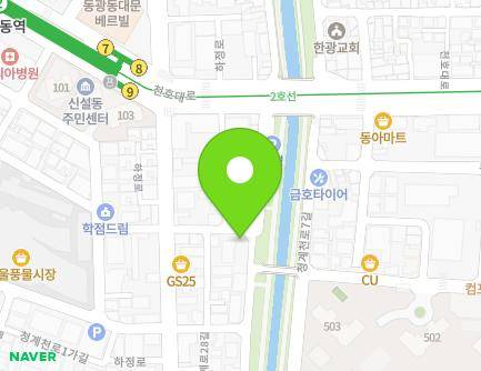 43 Cheonggyecheon-ro 5-gil, Dongdaemun-gu, Seoul, Republic of Korea Map
