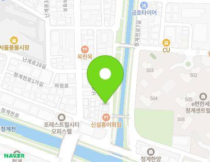 15 Cheonggyecheon-ro 5-gil, Dongdaemun-gu, Seoul, Republic of Korea Map