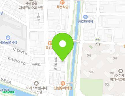 25 Cheonggyecheon-ro 5-gil, Dongdaemun-gu, Seoul, Republic of Korea Map