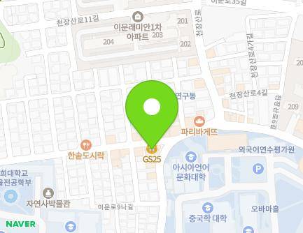 19 Cheonjangsan-ro 7-gil, Dongdaemun-gu, Seoul, Republic of Korea Map