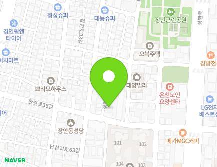 34-6 Janghan-ro 31-gil, Dongdaemun-gu, Seoul, Republic of Korea Map