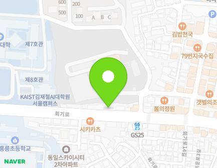 111-1 Hoegi-ro, Dongdaemun-gu, Seoul, Republic of Korea Map