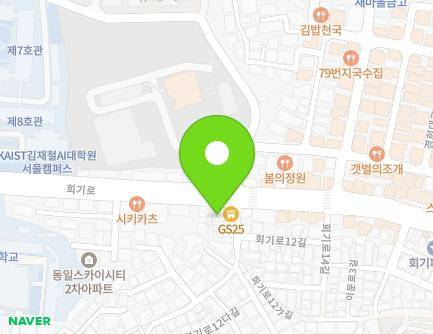 116-1 Hoegi-ro, Dongdaemun-gu, Seoul, Republic of Korea Map