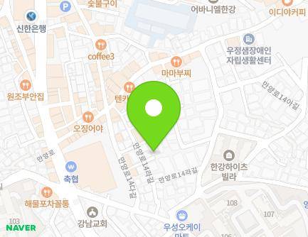 15-1 Manyang-ro 14ra-gil, Dongjak-gu, Seoul, Republic of Korea Map