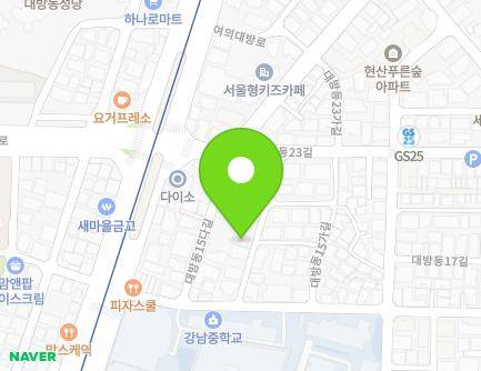 11 Daebangdong 15na-gil, Dongjak-gu, Seoul, Republic of Korea Map