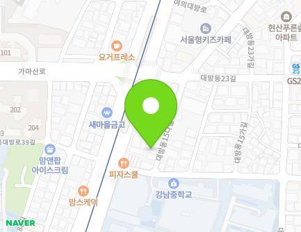 3 Daebangdong 15da-gil, Dongjak-gu, Seoul, Republic of Korea Map