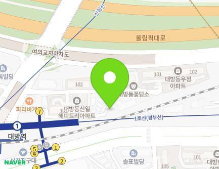 18-7 Yeouidaebang-ro 62-gil, Dongjak-gu, Seoul, Republic of Korea Map