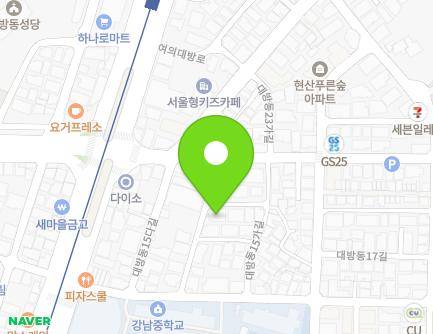 16 Daebangdong 15na-gil, Dongjak-gu, Seoul, Republic of Korea Map