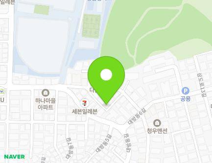 33-12 Daebangdong 2-gil, Dongjak-gu, Seoul, Republic of Korea Map