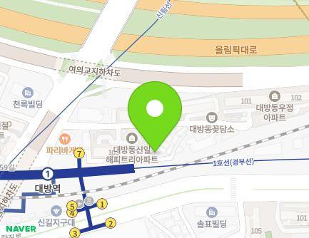 12-7 Yeouidaebang-ro 62-gil, Dongjak-gu, Seoul, Republic of Korea Map