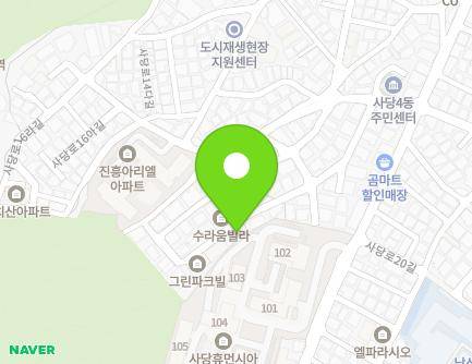 31 Sadang-ro 16ja-gil, Dongjak-gu, Seoul, Republic of Korea Map