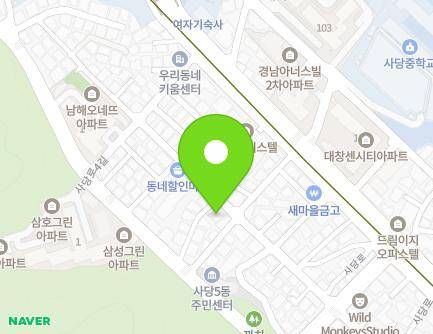 56 Sadang-ro 2cha-gil, Dongjak-gu, Seoul, Republic of Korea Map